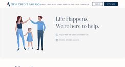 Desktop Screenshot of newcreditamerica.com